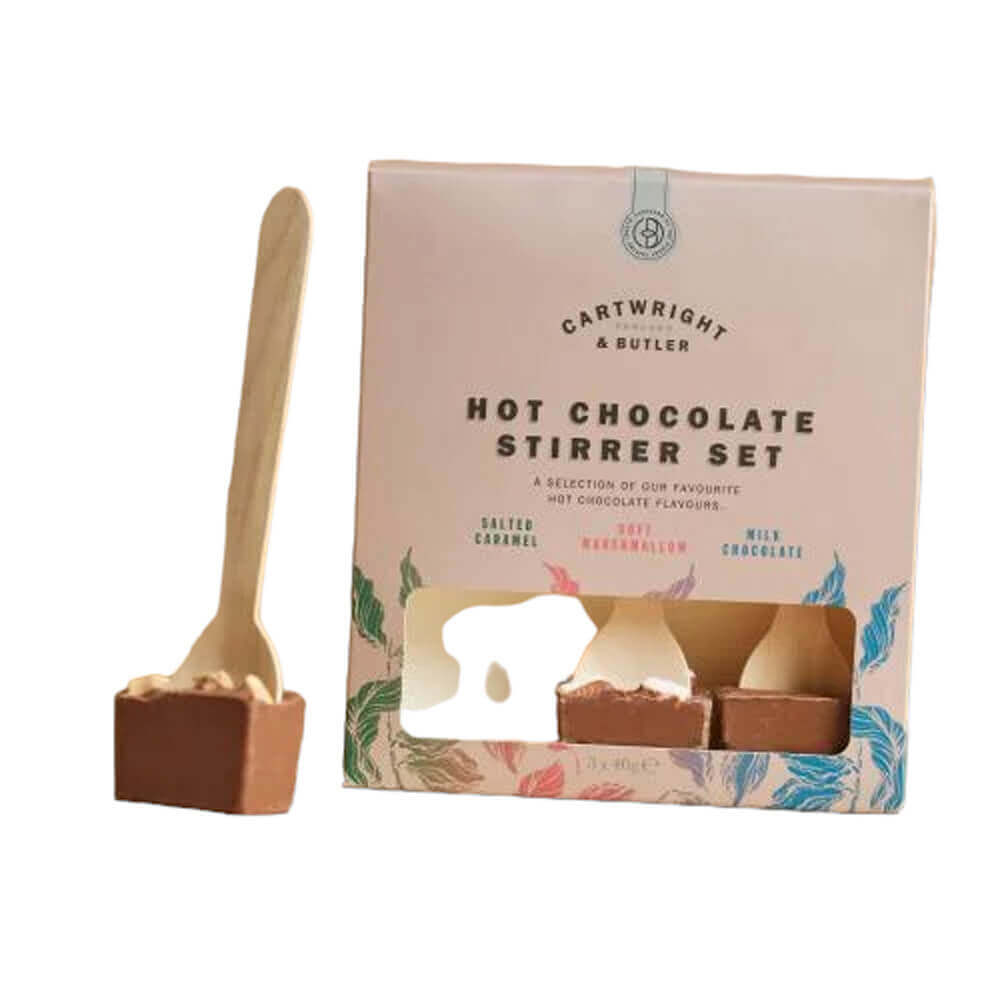 Cartwright & Butler Trio Of Drinking Chocolate Stirrers 3x40g